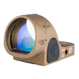 Trijicon SRO Green Dot Sight Coyote Brown - Round Window - 2.5 MOA Dot - 7075 T6 Aluminum - RMR Footprint