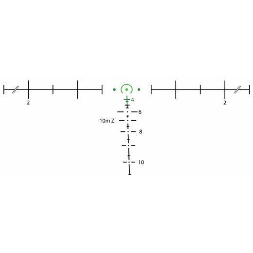 Trijicon ACOG 3.5x35 Machine Gun Optic (MGO) Green Horseshoe Reticle for M249 (TA11MGO-M249) - 5