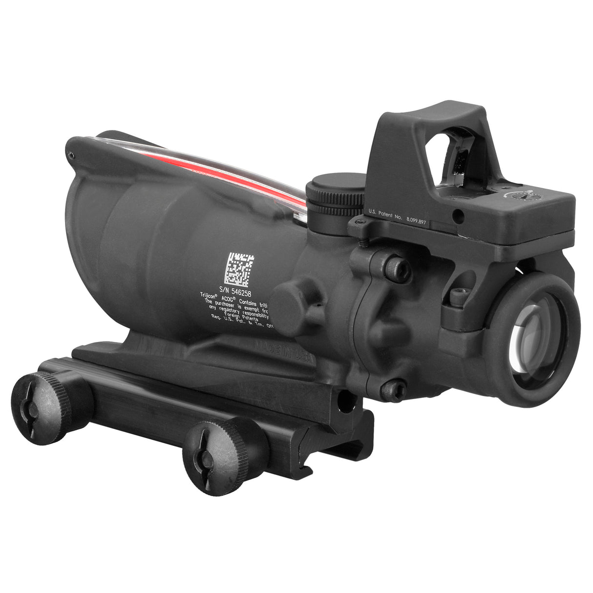 Trijicon ACOG 4x32 Fixed Power Riflescope Red Chevron .223 with RMR (MPN: TA31-D-100549, UPC: 719307311770) - 4