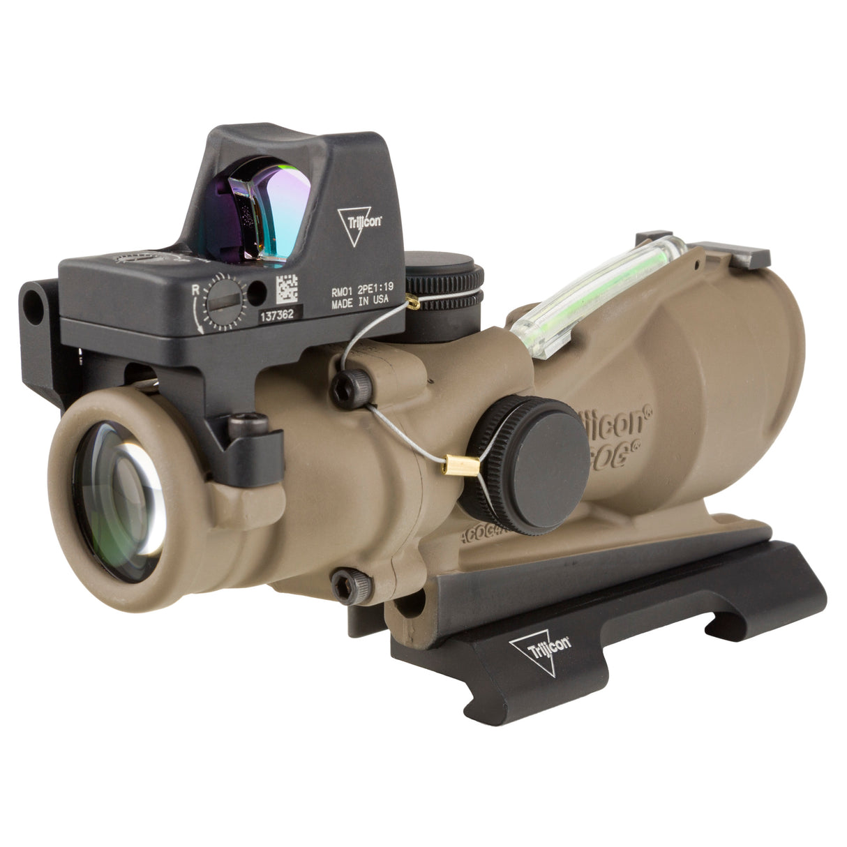 Trijicon ACOG 4x32 Green Chevron .223 Riflescope with RMR Dual Sighting System (MPN: TA31-D-100554, UPC: 719307311824) - 3