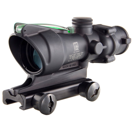 Trijicon ACOG 4x32 Fixed Riflescope (TA31F-G) with illuminated Green Chevron .223 BDC reticle for superior accuracy and durability.