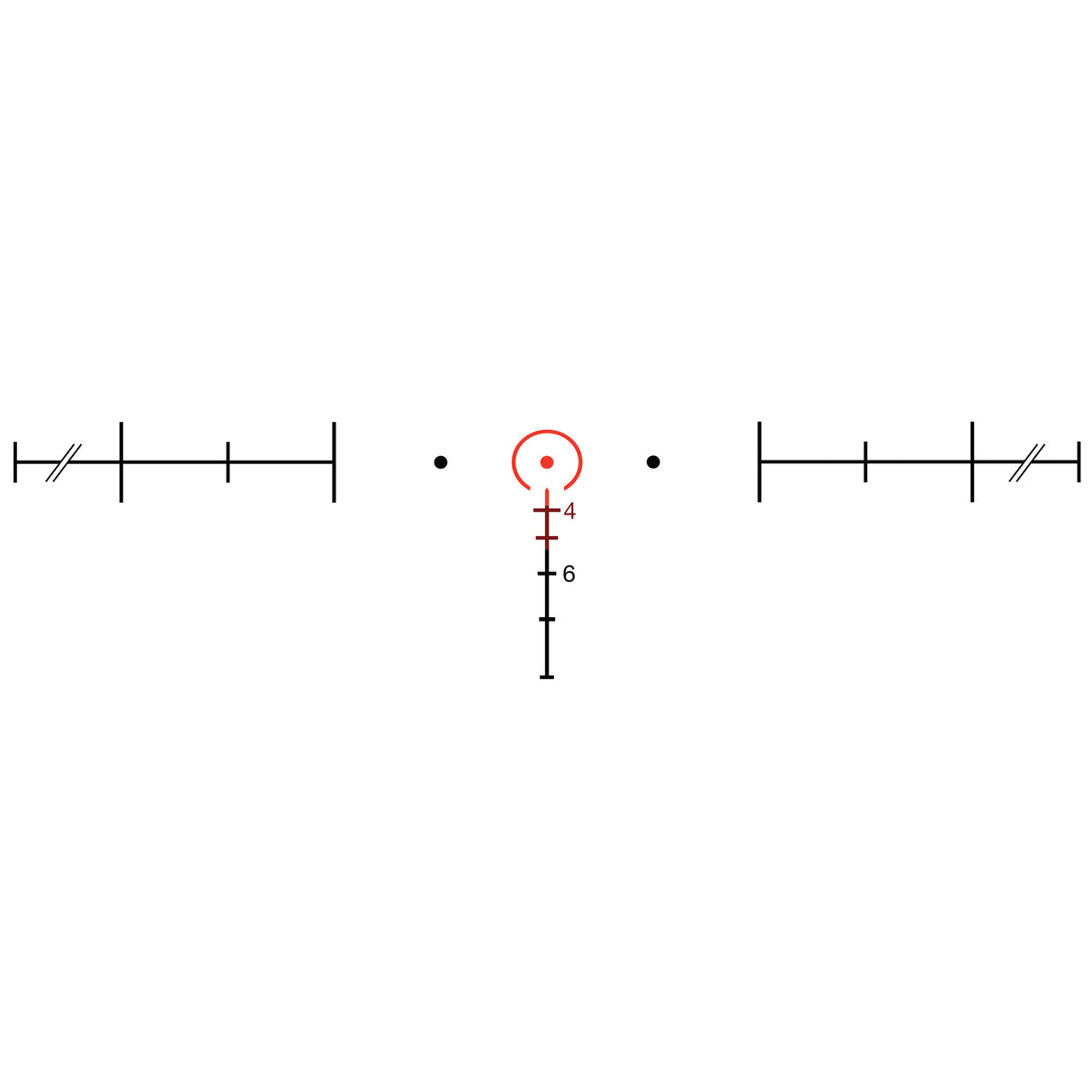 Trijicon ACOG 4x32 Riflescope with Red Horseshoe .223 Reticle (TA31H) - UPC: 719307302525 - 4