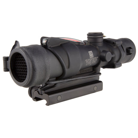 Trijicon ACOG RCO 4x32 fixed power riflescope (TA31RCO-M150CP) with illuminated Red Chevron M150 reticle for durability and precision CQB/distance shooting.