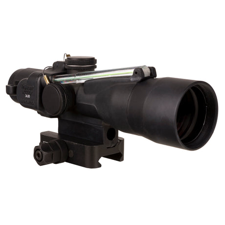 Trijicon ACOG 3x30 Advanced Combat Optical Gunsight Riflescope (.223 caliber, Green Horseshoe/Dot illuminated reticle, TA33-C-400373) for superior performance.
