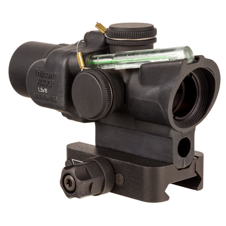 Trijicon ACOG 1.5x16S Riflescope with illuminated Green Ring Reticle (TA44-C-400329) for rapid target acquisition and tactical use.