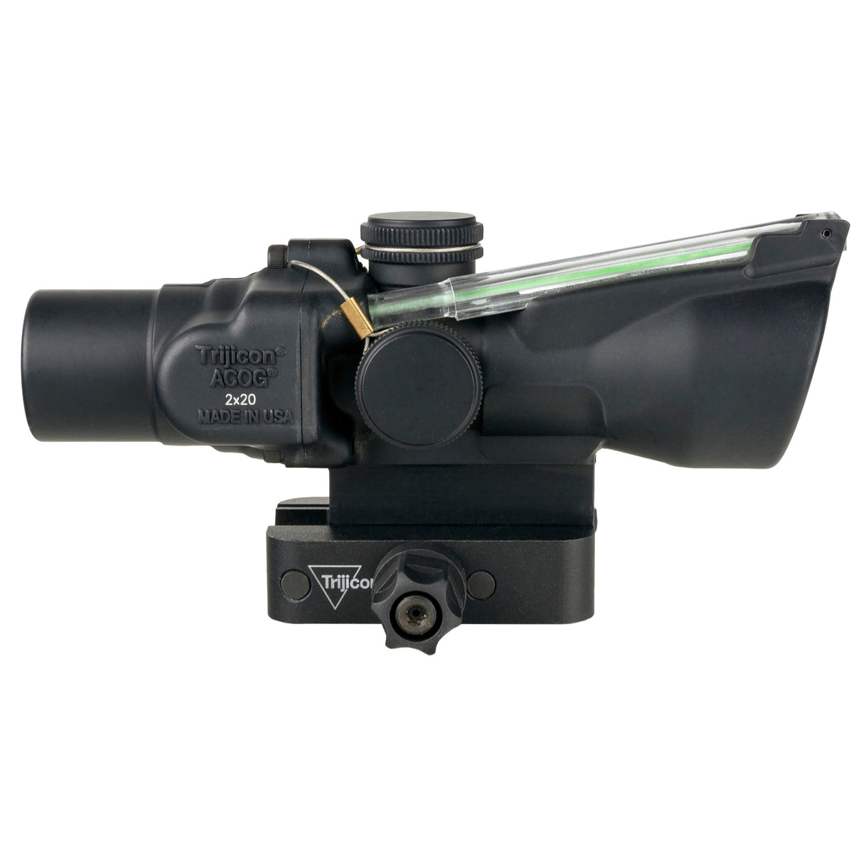 Trijicon ACOG 2x20 Dual Illuminated Green Crosshair Riflescope w/ Q-LOC Mount (TA47-C-400341) - 3