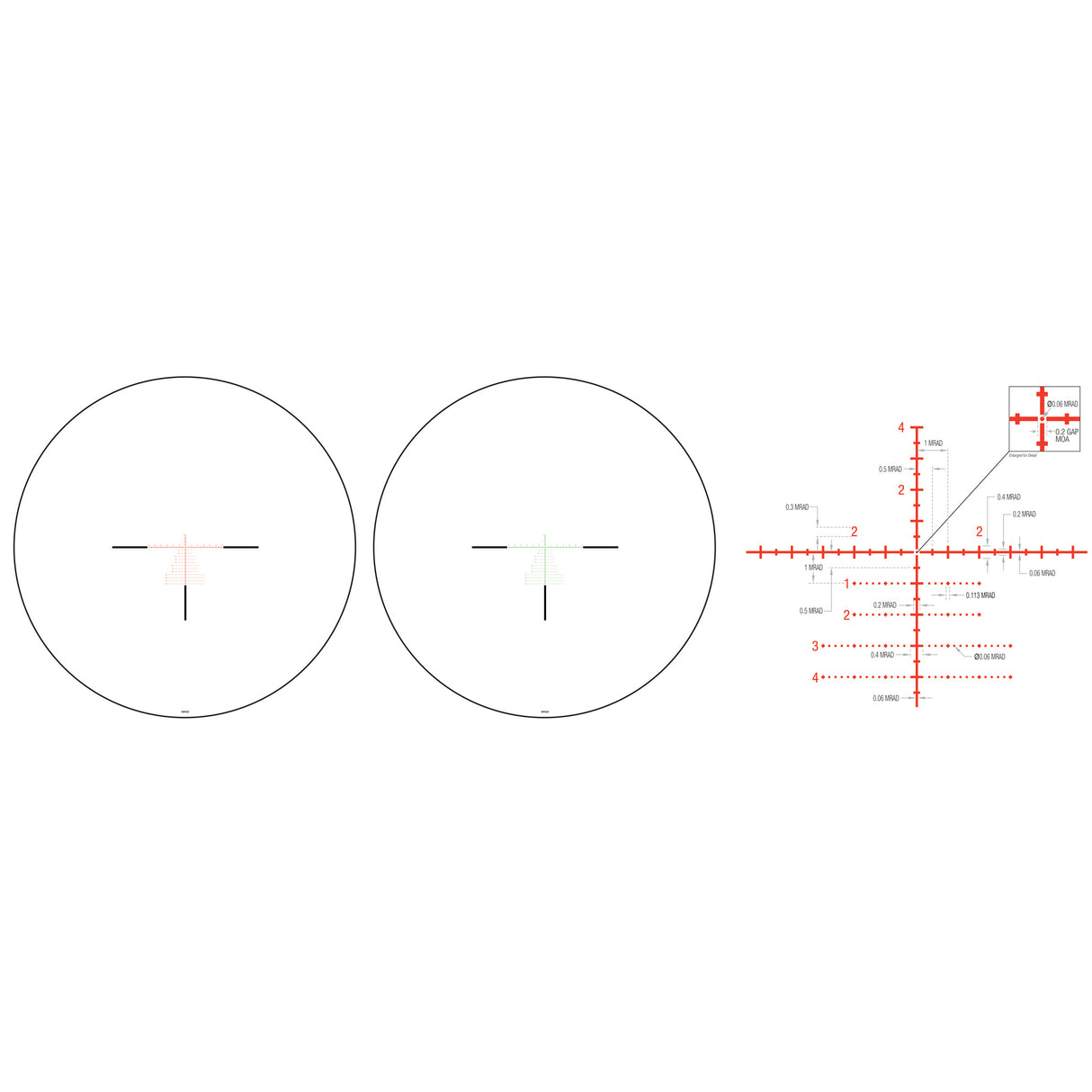 Trijicon Tenmile 3-18x44 FFP Riflescope MRAD R/G Illuminated Reticle (TM1844-C-3000002) - 4