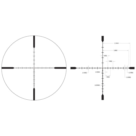 Trijicon Tenmile 6-24x50 SFP MRAD Ranging Riflescope with Illuminated LED Dot (MPN: TM62450-C-3000005, UPC: 719307403529) - 4