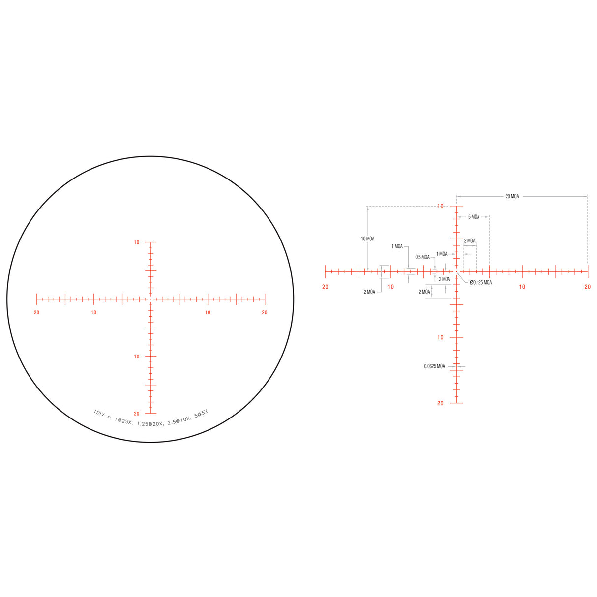 Trijicon Tenmile HX 5-25x50 SFP MOA Hunting Riflescope (MPN: TMHX2550-C-3000010, UPC: 719307403567) - 4