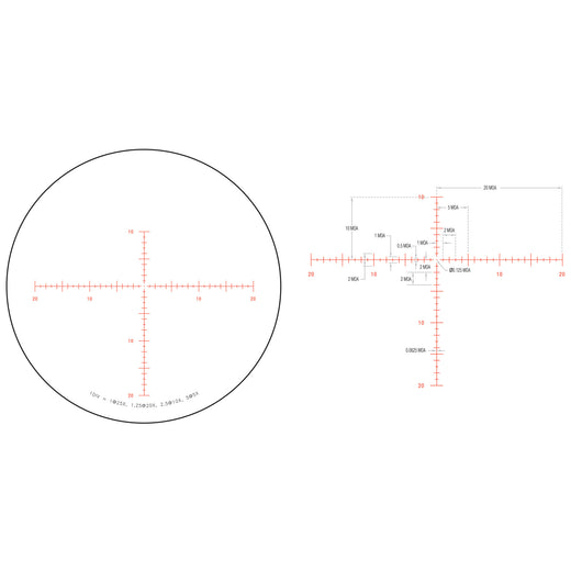Trijicon Tenmile HX 5-25x50 SFP MOA Hunting Riflescope (MPN: TMHX2550-C-3000010, UPC: 719307403567) - 4