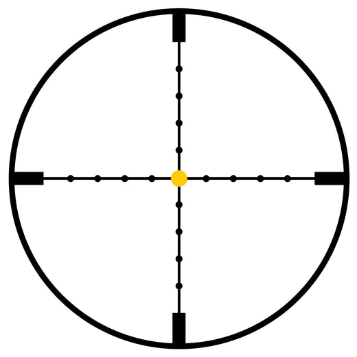 Trijicon AccuPoint 3-9x40 Riflescope with MIL-Dot Crosshair & Amber Dot (TR20-2) - 4