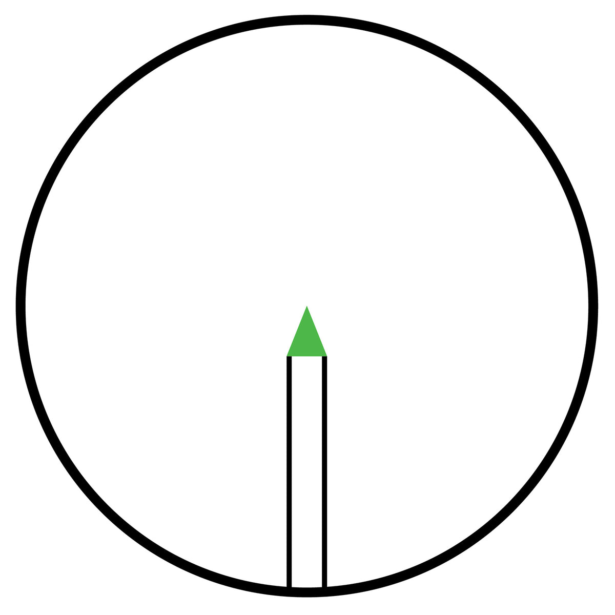 Triangular Reticle Trijicon AccuPoint 3-9x40 Riflescope | Green Triangle Reticle (TR20G ...