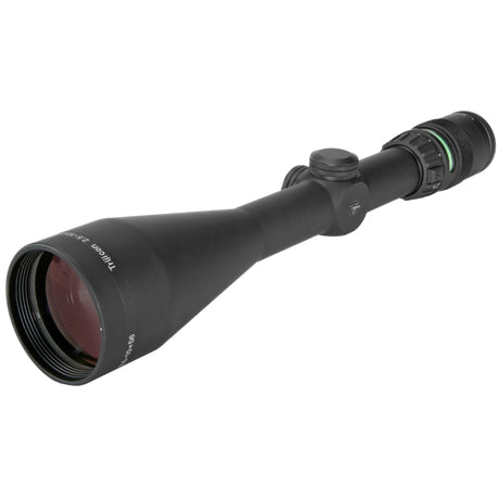 Trijicon AccuPoint 2.5-10x56 Riflescope (TR22-2G) with battery-free illuminated Green Mil-Dot Reticle for superior clarity and all-weather hunting/shooting.