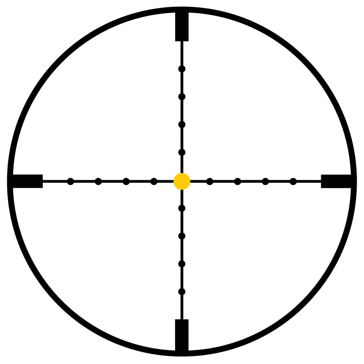 Trijicon AccuPoint 2.5-10x56 Riflescope, Mil-Dot Reticle (MPN: TR22-2, UPC: 719307400276) - 4