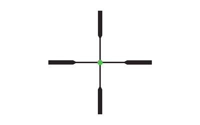 Trijicon AccuPoint 1-4x24 Riflescope with Standard Duplex Green Reticle (MPN: TR24-C-200071, UPC: 719307400375) - 4