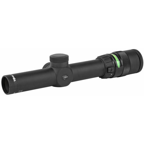 Trijicon AccuPoint 1-4x24 Variable Riflescope (TR24G) with battery-free green triangle reticle, perfect for superior clarity and rugged reliability.