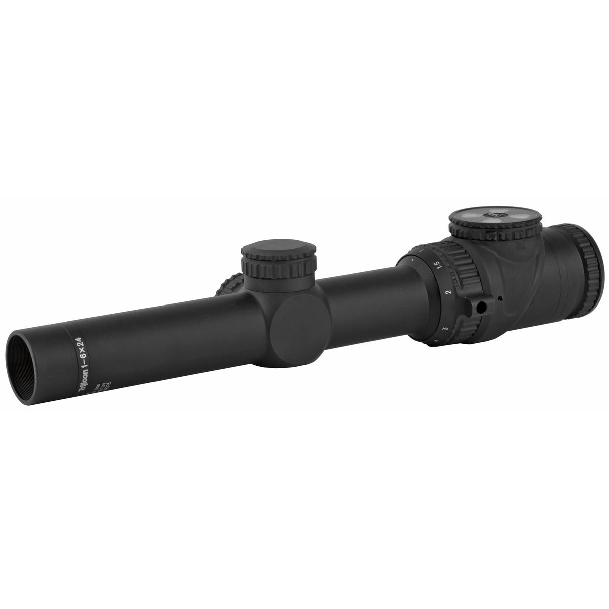 Trijicon AccuPoint 1-6x24 Riflescope: Variable power optic with durable construction, battery-free Green MIL-Dot reticle, optimal glass clarity.