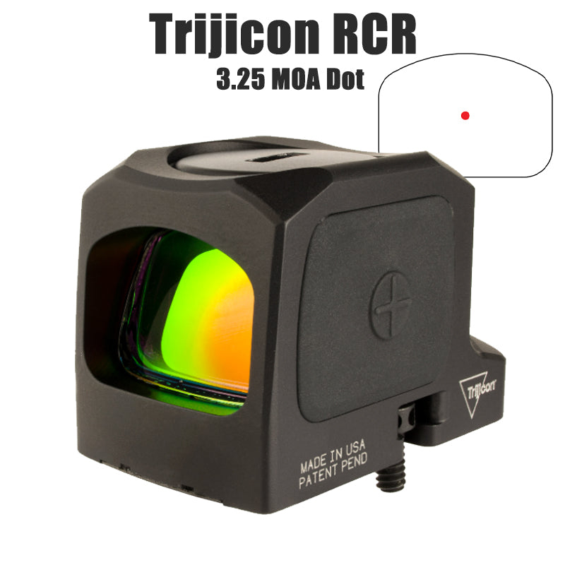 Trijicon RCR 3.25 MOA Red Dot Sight - RMR Footprint - Enclosed Emitter