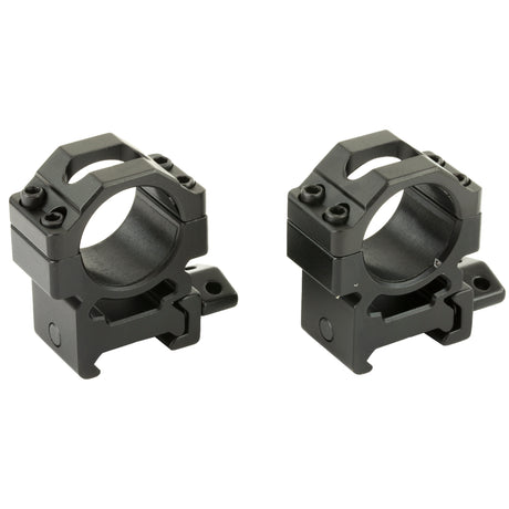 Leapers Pro Max 1-Inch Medium Scope Rings Rings in Black - 1
