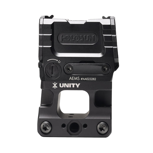 AEMS Red Dot Unity FAST Mount, 2.26" Height Absolute Co-Witness, Black - FST-AEMB