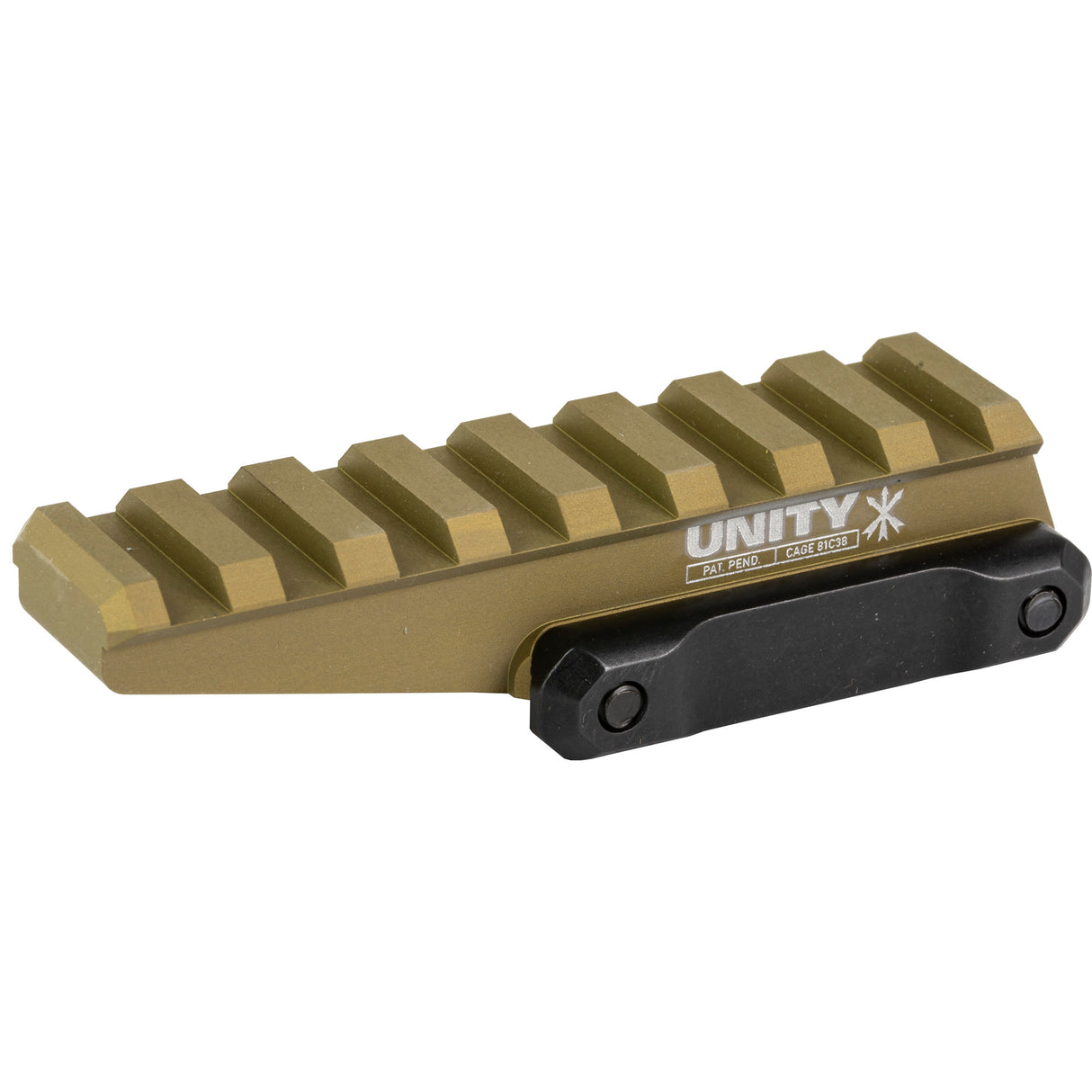 Unity Tactical FAST Scope Base Bases in Flat Dark Earth Anodized - 1