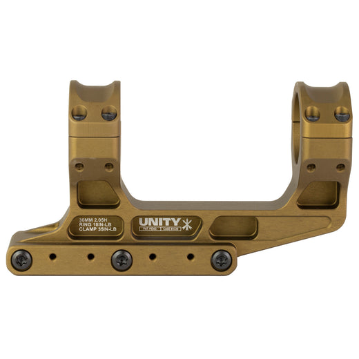 Unity Tactical FAST 30mm Scope Rings Rings in Flat Dark Earth Anodized - 3