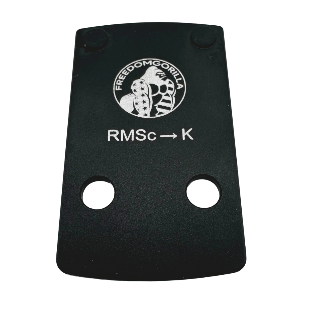Ddp Rmsc Universal RMSc-to-K Adapter Plate – Freedom Gorilla
