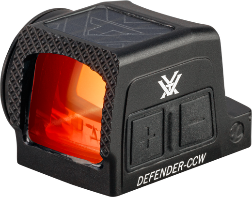 Vortex Defender CCW Enclosed Solar Red Dot, RMSc Footprint, 32 MOA Circle + 3 MOA Dot Reticle - DFCCW-MRD3-E
