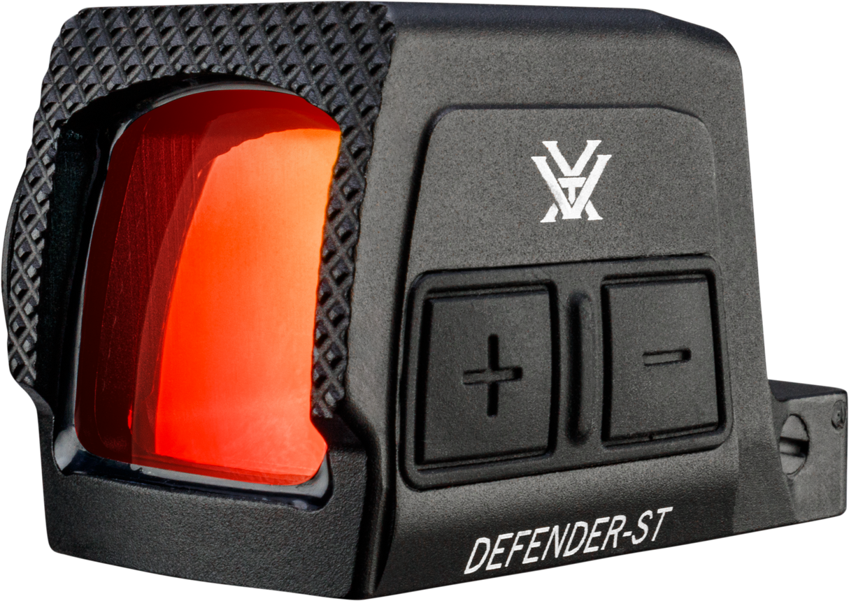 Vortex Defender-ST Enclosed Solar Micro Red Dot — DeltaPoint Pro Footprint, 3 MOA Dot & 32 MOA Circle Reticle - DFST-MRD3-E