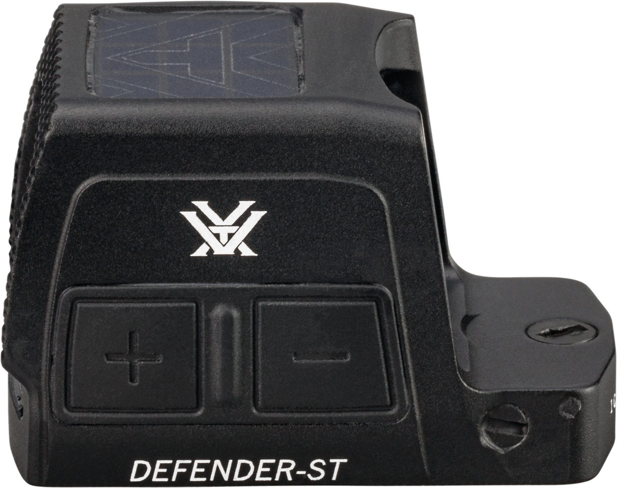 Vortex Defender-ST Enclosed Solar Micro Red Dot — DeltaPoint Pro Footprint, 3 MOA Dot & 32 MOA Circle Reticle - DFST-MRD3-E