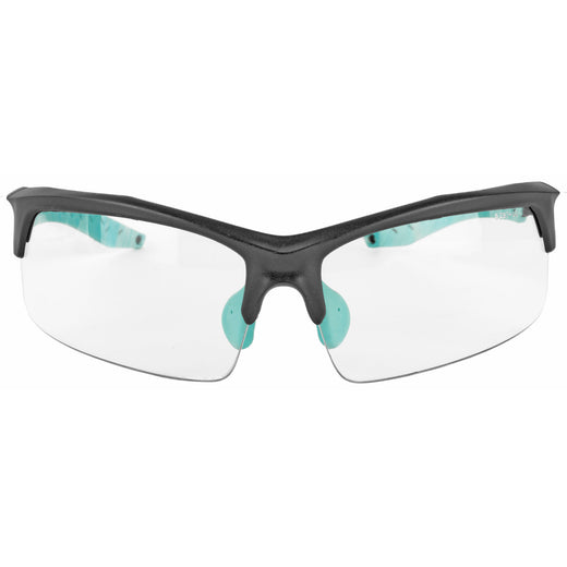 Walker's Teal Impact-Resistant Sport Glasses, Clear Lens | UV Protection Shooting Eyewear - 1 - 1