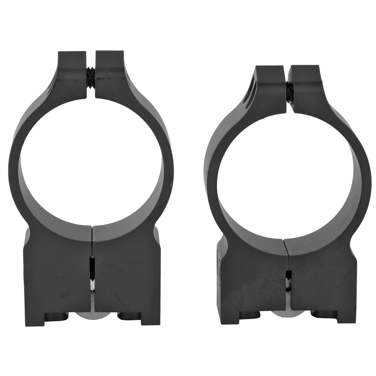 Warne Fixed 30mm Medium Scope Rings Rings in Black Matte - 1