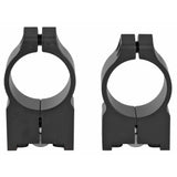 Warne Fixed 1-Inch Medium Scope Rings Rings in Black Matte - 1