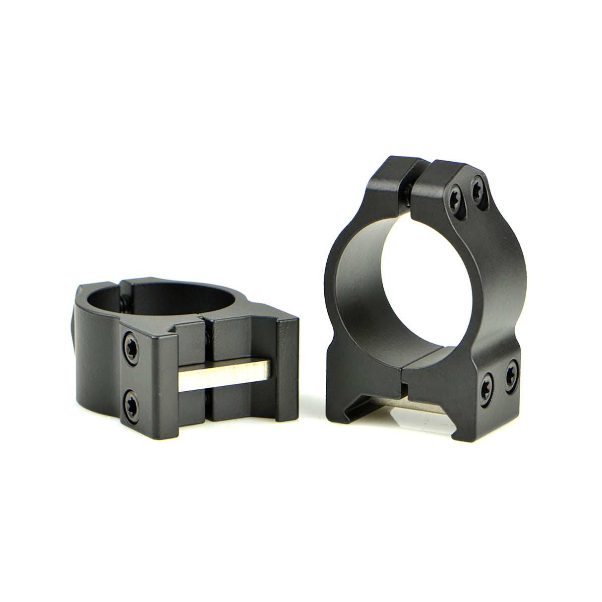 Warne Maxima 1-Inch Low Scope Rings Rings in Black Matte - 1