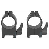 Warne Maxima 1-Inch High Quick Detach Scope Rings Rings in Black Matte - 1