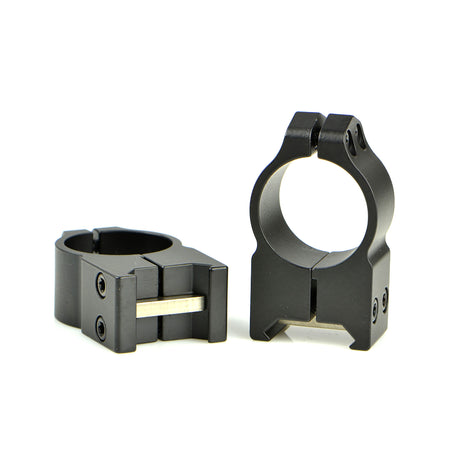 Warne Maxima 1-Inch High Scope Rings Rings in Black Matte - 1