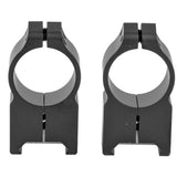 Warne Maxima 1-Inch Extra High Scope Rings Rings in Black Matte - 1