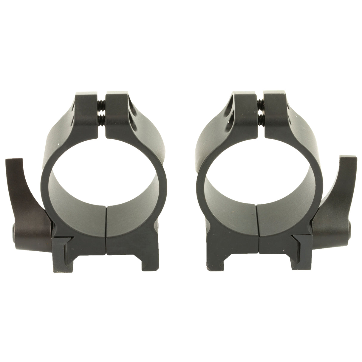 Warne Maxima 30mm Low Quick Detach Scope Rings Rings in Black Matte - 1