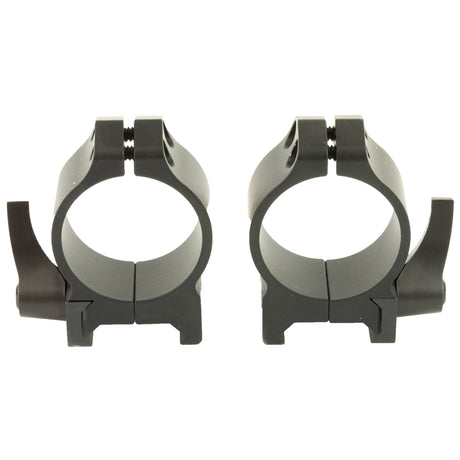 Warne Maxima 30mm Low Quick Detach Scope Rings Rings in Black Matte - 1