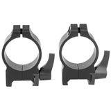 Warne Maxima 30mm Medium Quick Detach Scope Rings Rings in Black Matte - 1