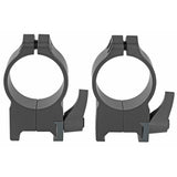 Warne Maxima 30mm High Quick Detach Scope Rings Rings in Black Matte - 1