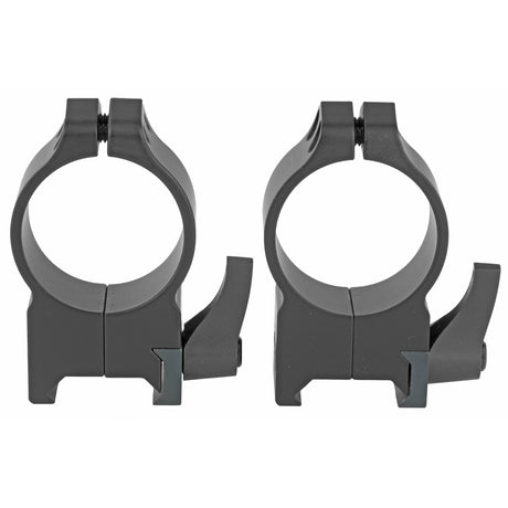 Warne Maxima 30mm High Quick Detach Scope Rings Rings in Black Matte - 1