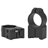 Warne Fixed 1-Inch High Scope Rings Rings in Black Matte - 2