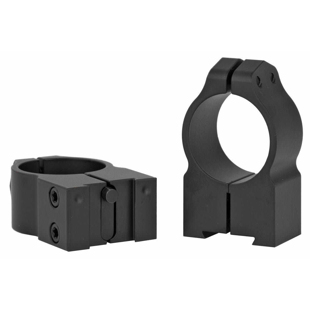 Warne 1-Inch High Scope Rings Rings in Black Matte - 2