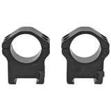 Warne Maxima 1-Inch High Scope Rings Rings in Black Matte - 1