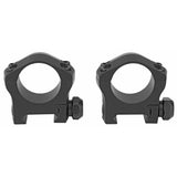 Warne Mountain Tech 1-Inch Low Scope Rings Rings in Black Matte - 1