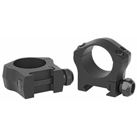 Warne Mountain Tech 30mm Low Scope Rings Rings in Black Matte - 2