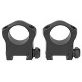 Warne Mountain Tech 30mm High Scope Rings Rings in Black Matte - 1