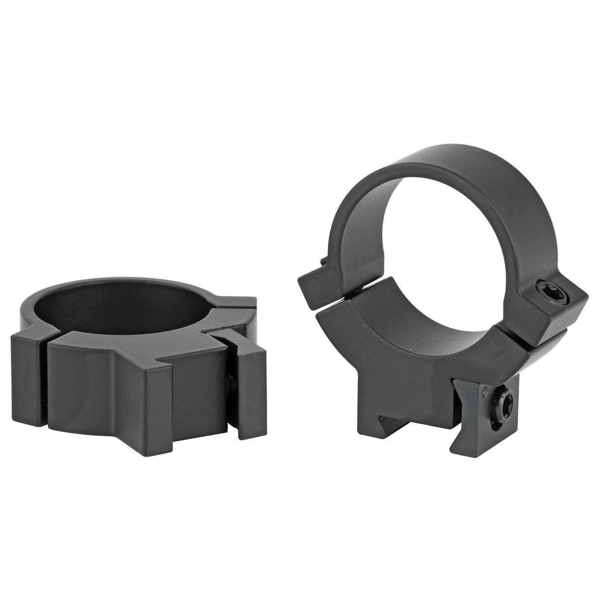 Warne 7.3 Series 1-Inch Medium Scope Rings Rings in Black Matte - 2