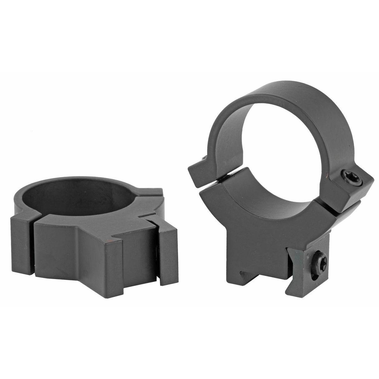 Warne 7.3 Series 1-Inch High Scope Rings Rings in Black Matte - 2